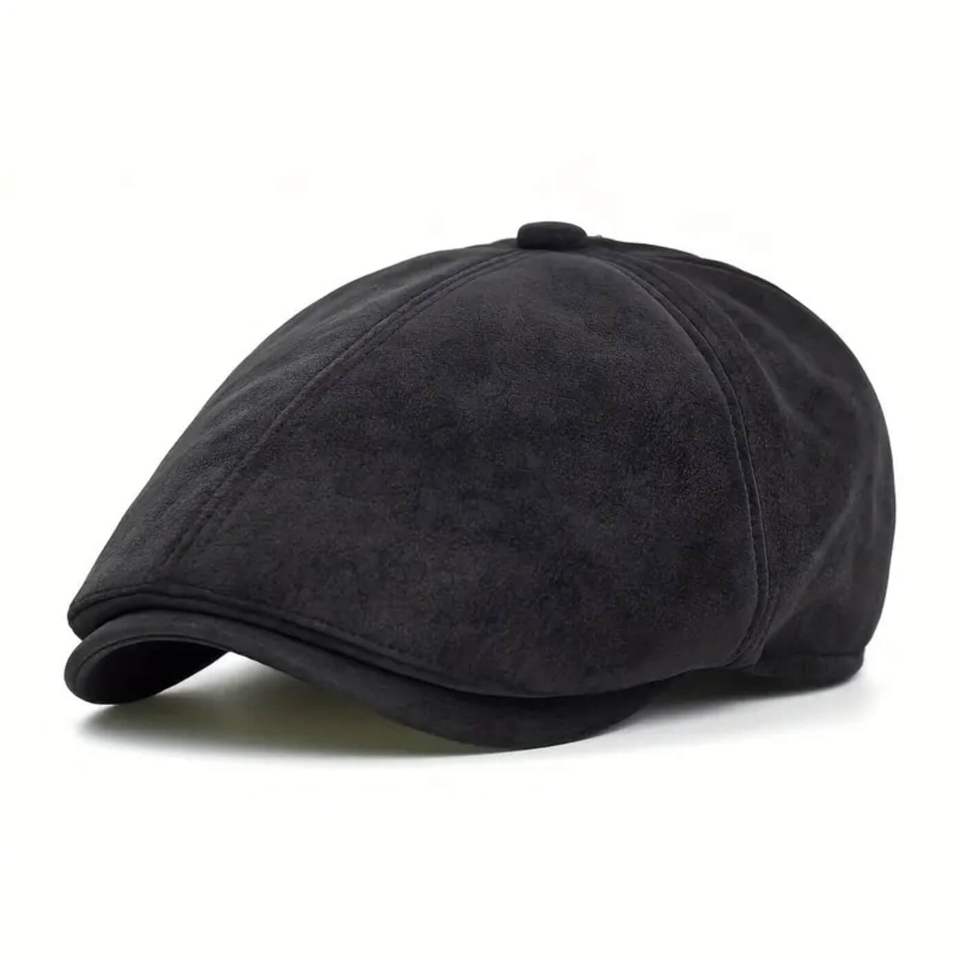 Ashcombe Suede Newsboy Cap