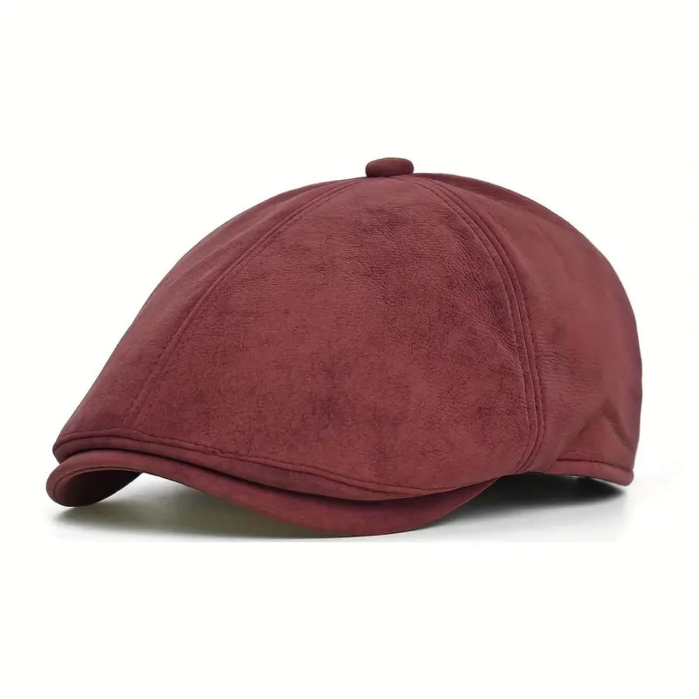 Ashcombe Suede Newsboy Cap