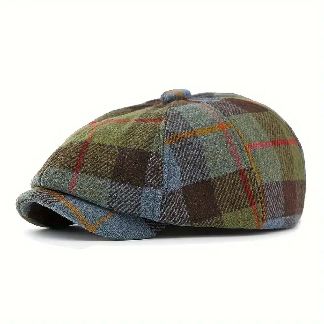 Pembroke Plaid Newsboy Cap