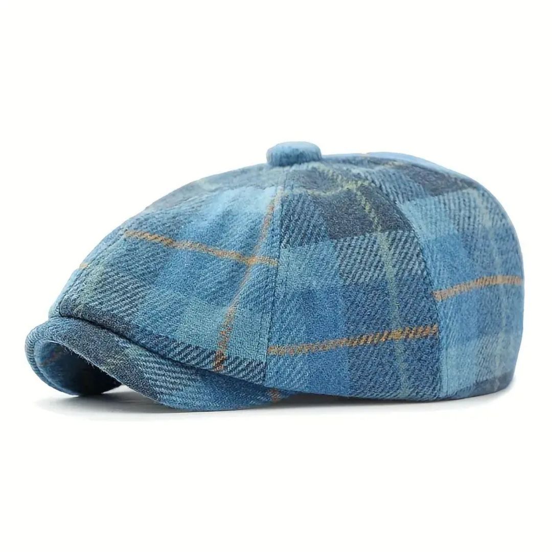 Pembroke Plaid Newsboy Cap