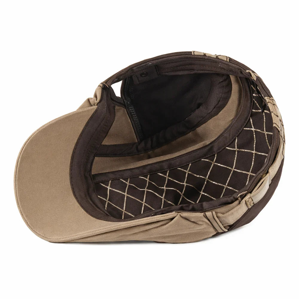 Kensington Quilted Flat Cap