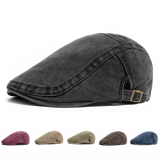 Hampstead Denim Flat Cap