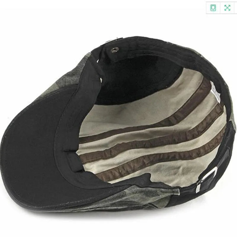 Ashford Camo Flat Cap