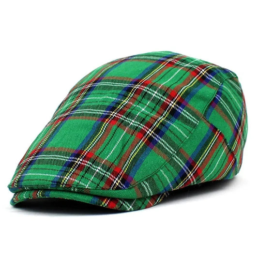 Balmoral Tartan Flat Cap