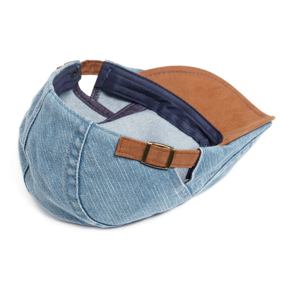 Montrose Denim Flat Cap