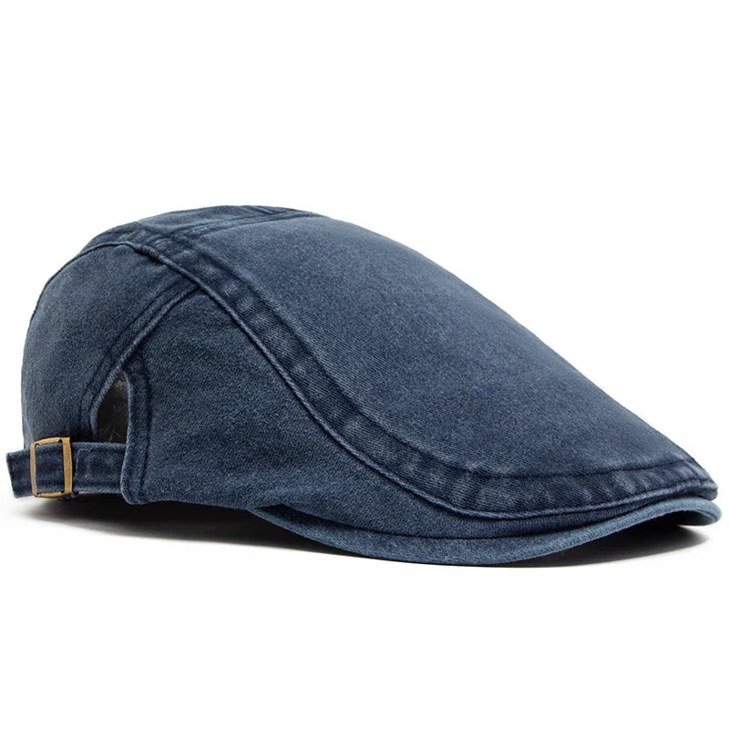 Hampstead Denim Flat Cap