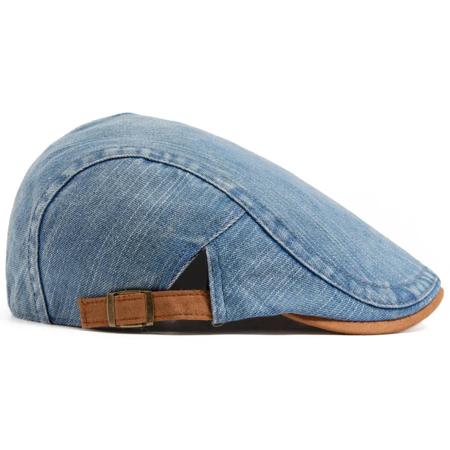 Montrose Denim Flat Cap