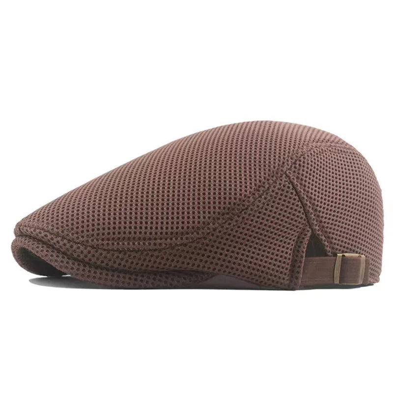 Mayfair Mesh Flat Cap