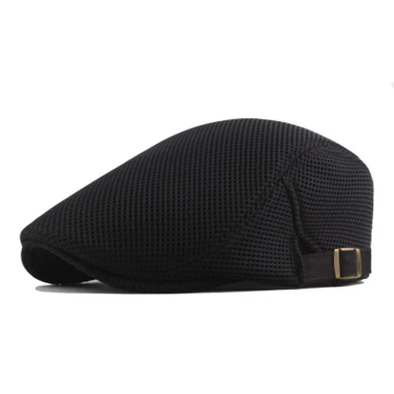 Mayfair Mesh Flat Cap