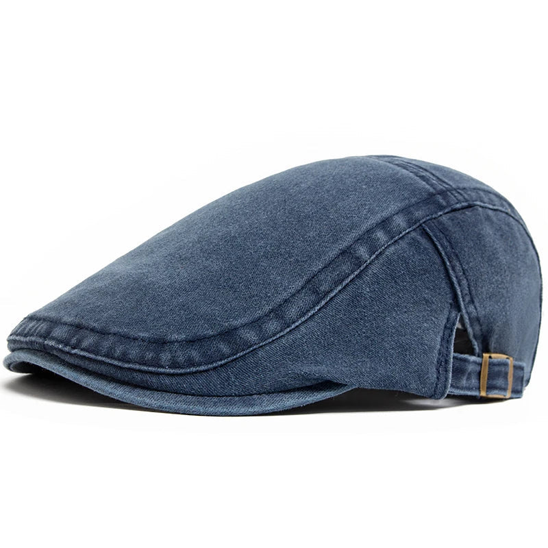 Hampstead Denim Flat Cap