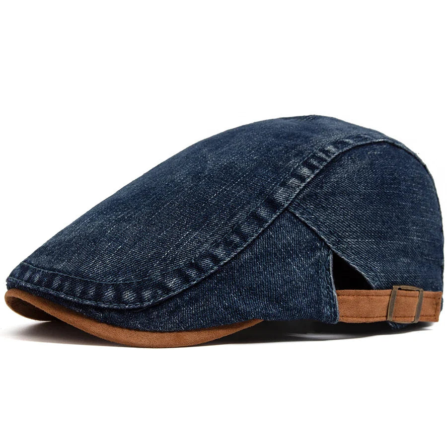 Montrose Denim Flat Cap