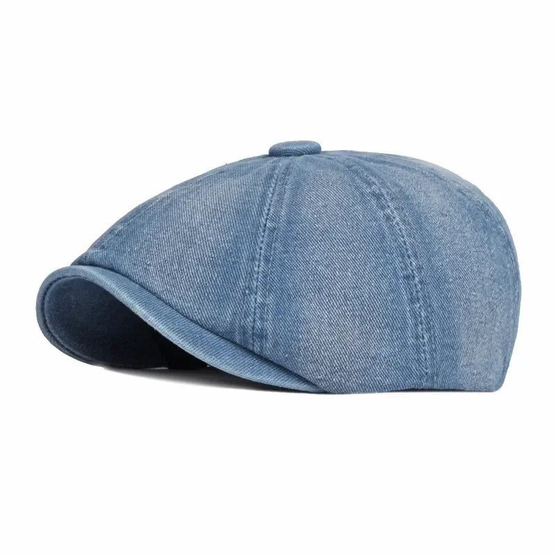Huxley Denim Newsboy Cap