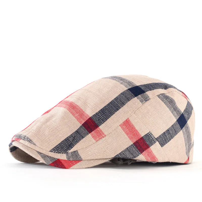 Whitmore Check Flat Cap