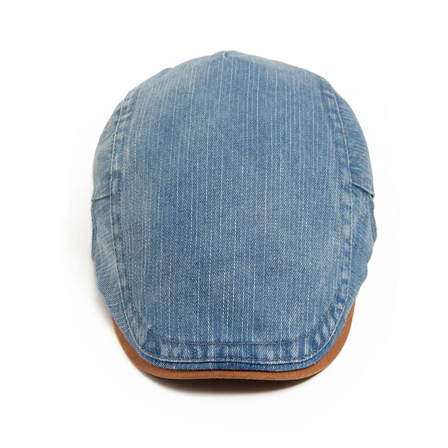 Montrose Denim Flat Cap