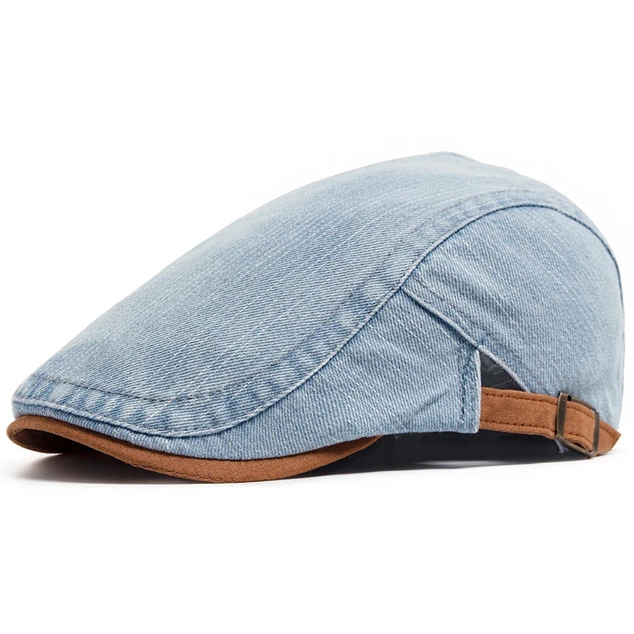 Montrose Denim Flat Cap