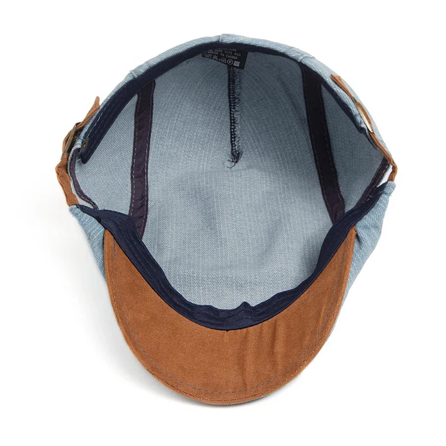 Montrose Denim Flat Cap