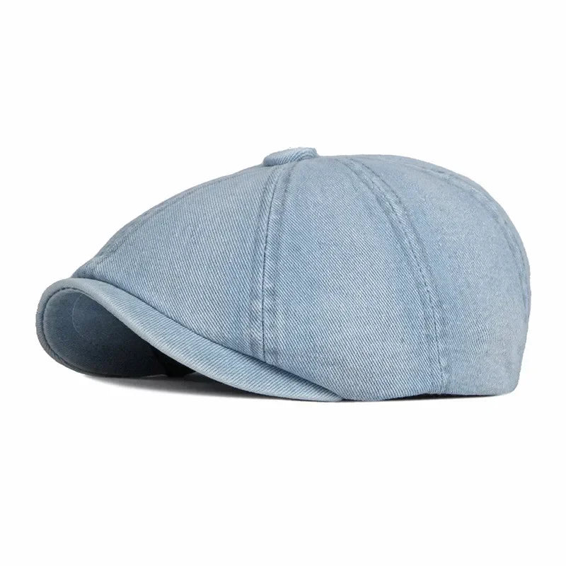 Huxley Denim Newsboy Cap