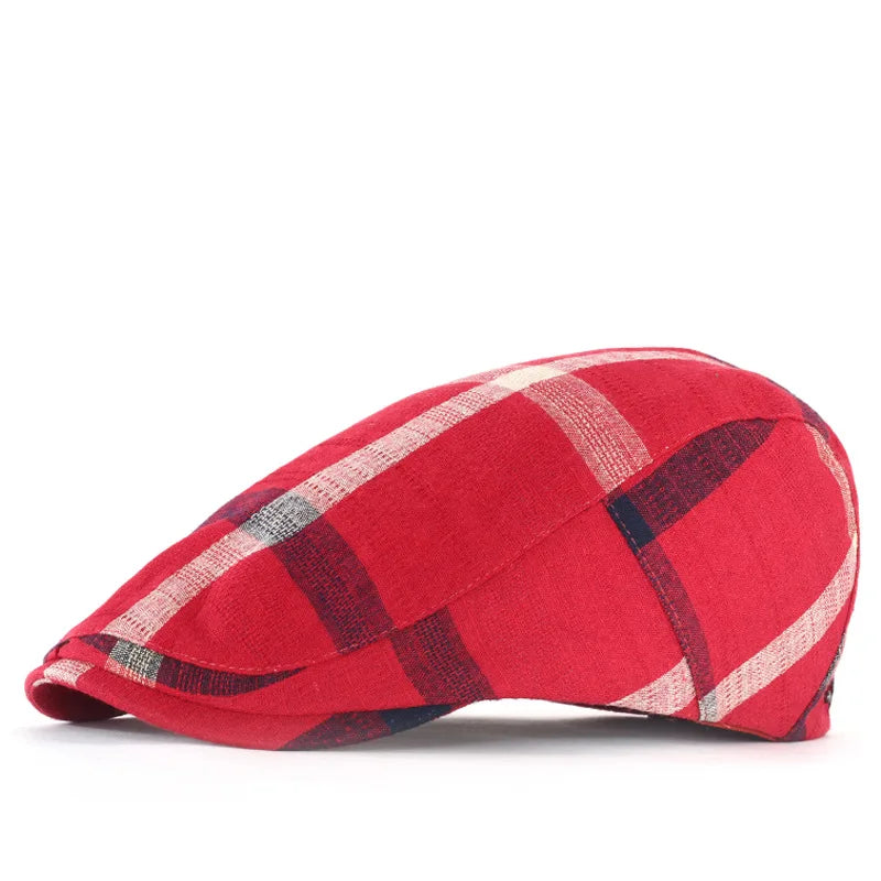 Whitmore Check Flat Cap
