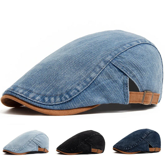 Montrose Denim Flat Cap