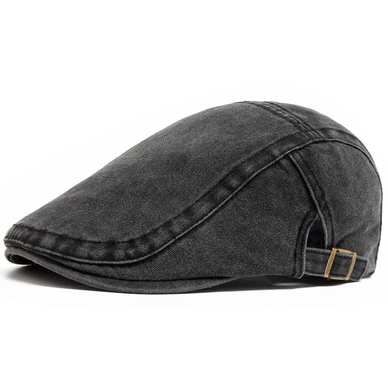 Hampstead Denim Flat Cap