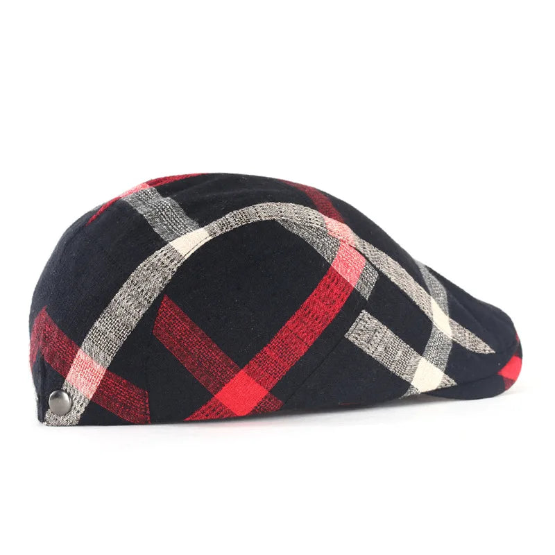 Whitmore Check Flat Cap