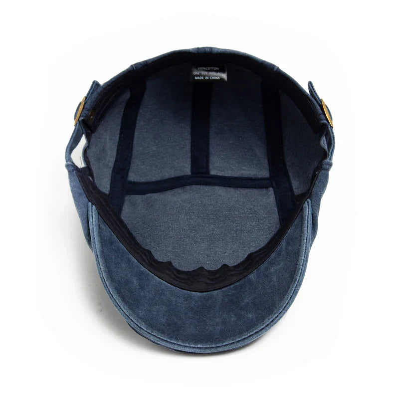 Hampstead Denim Flat Cap