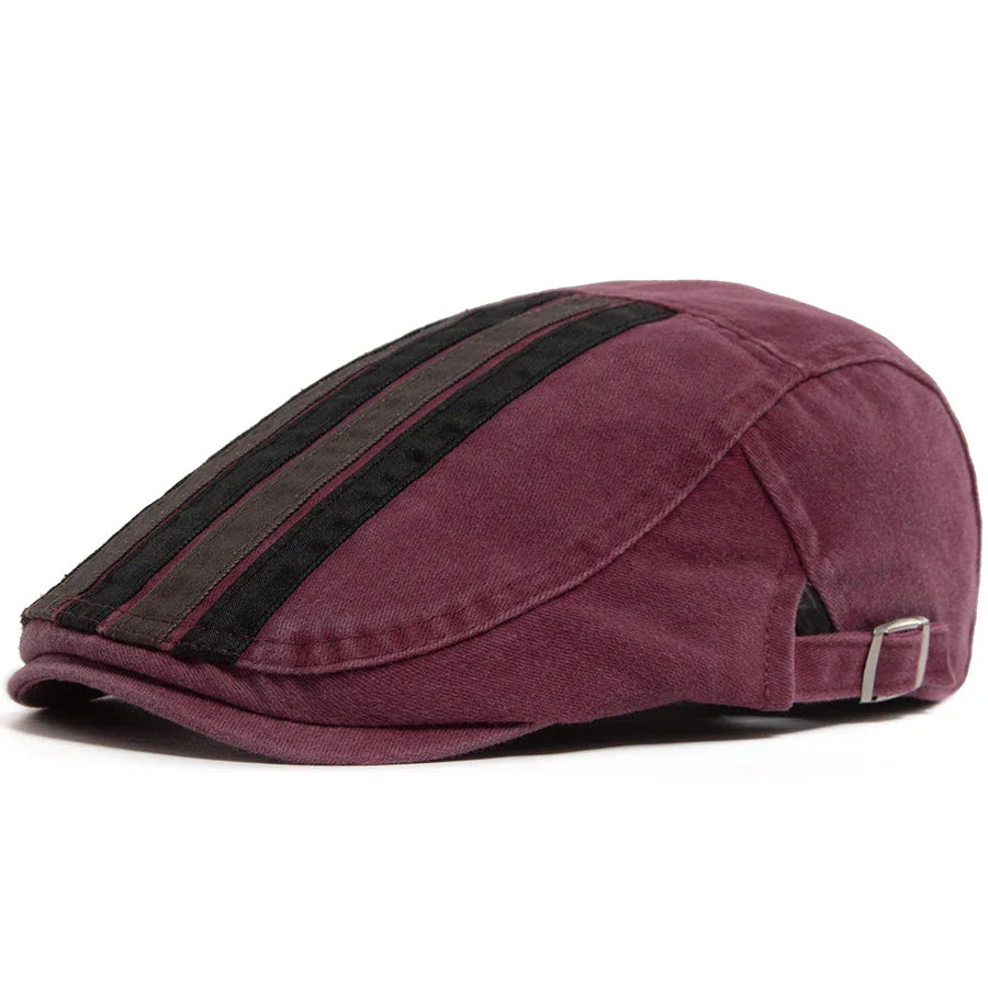 Hawthorne Stripe Flat Cap
