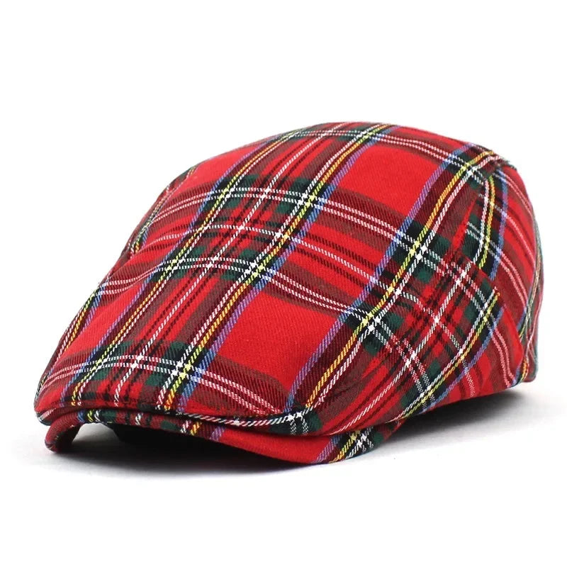 Balmoral Tartan Flat Cap
