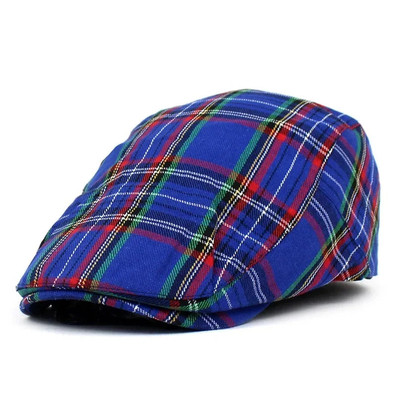 Balmoral Tartan Flat Cap