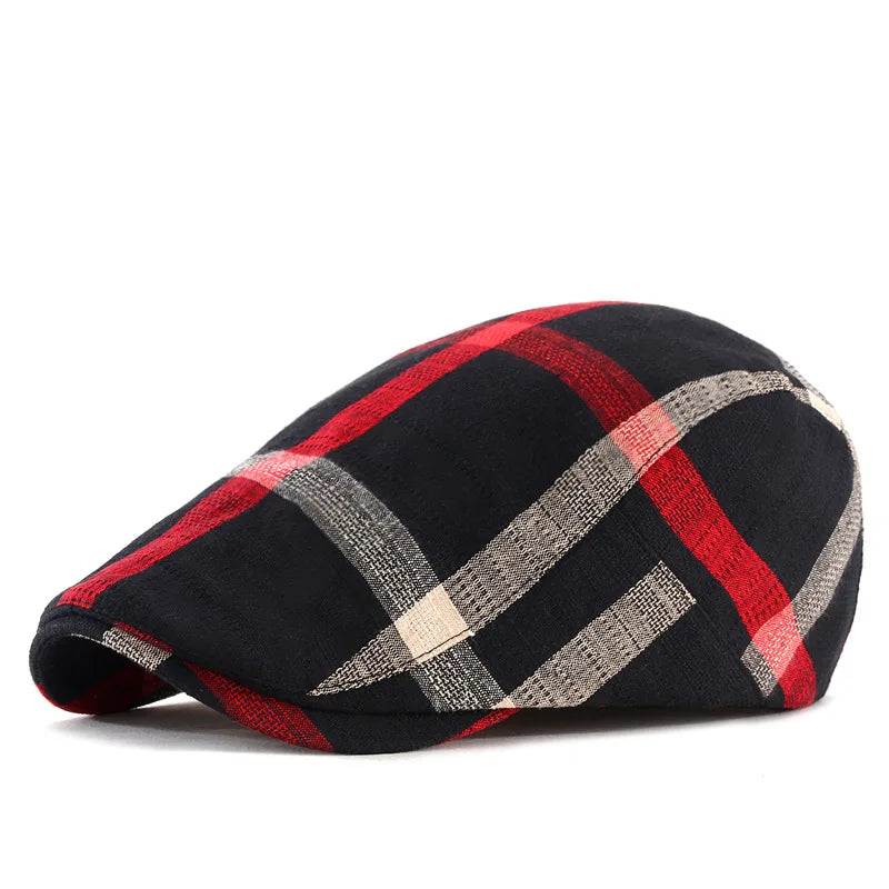 Whitmore Check Flat Cap