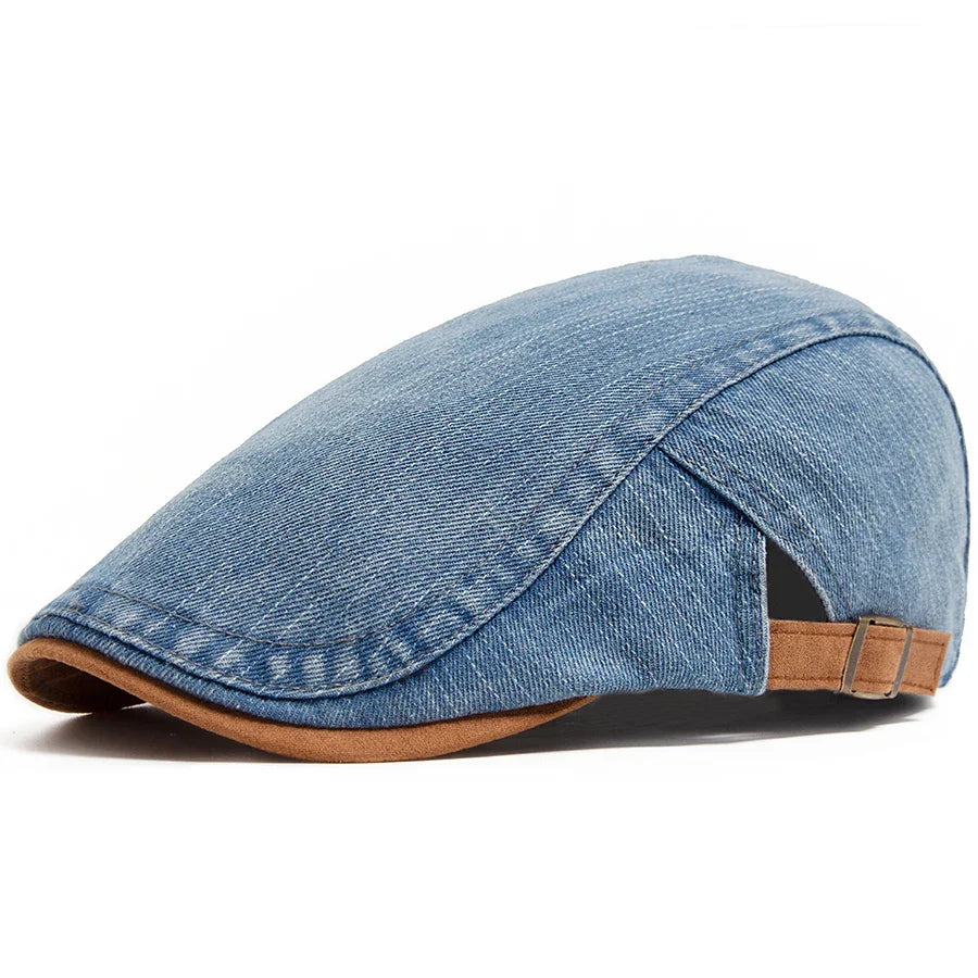 Montrose Denim Flat Cap
