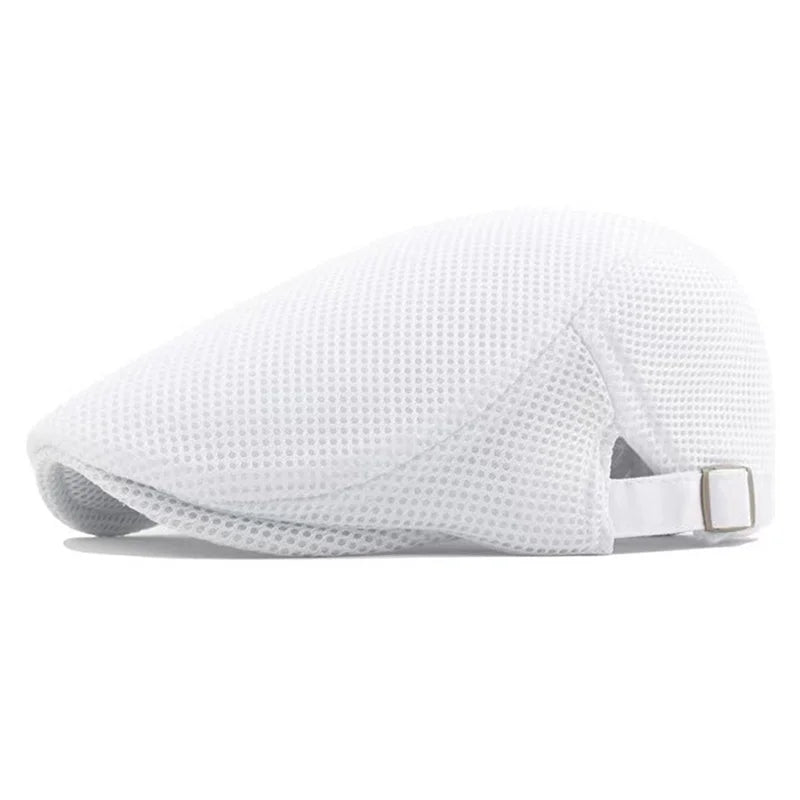 Mayfair Mesh Flat Cap