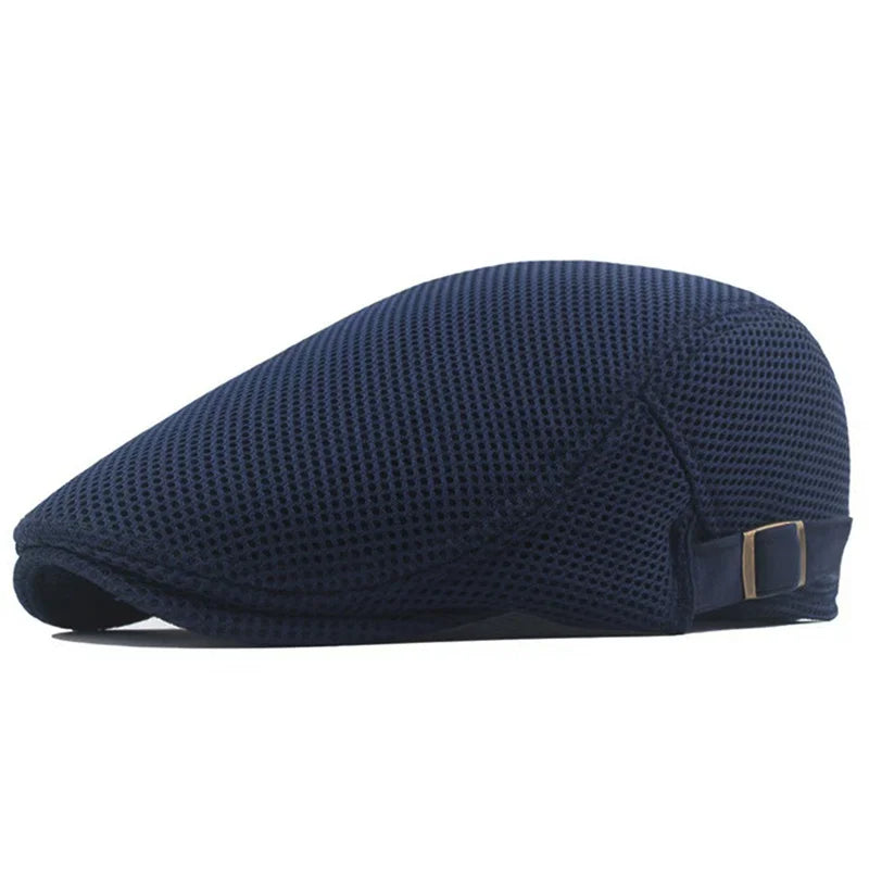 Mayfair Golf Mesh Flat Cap