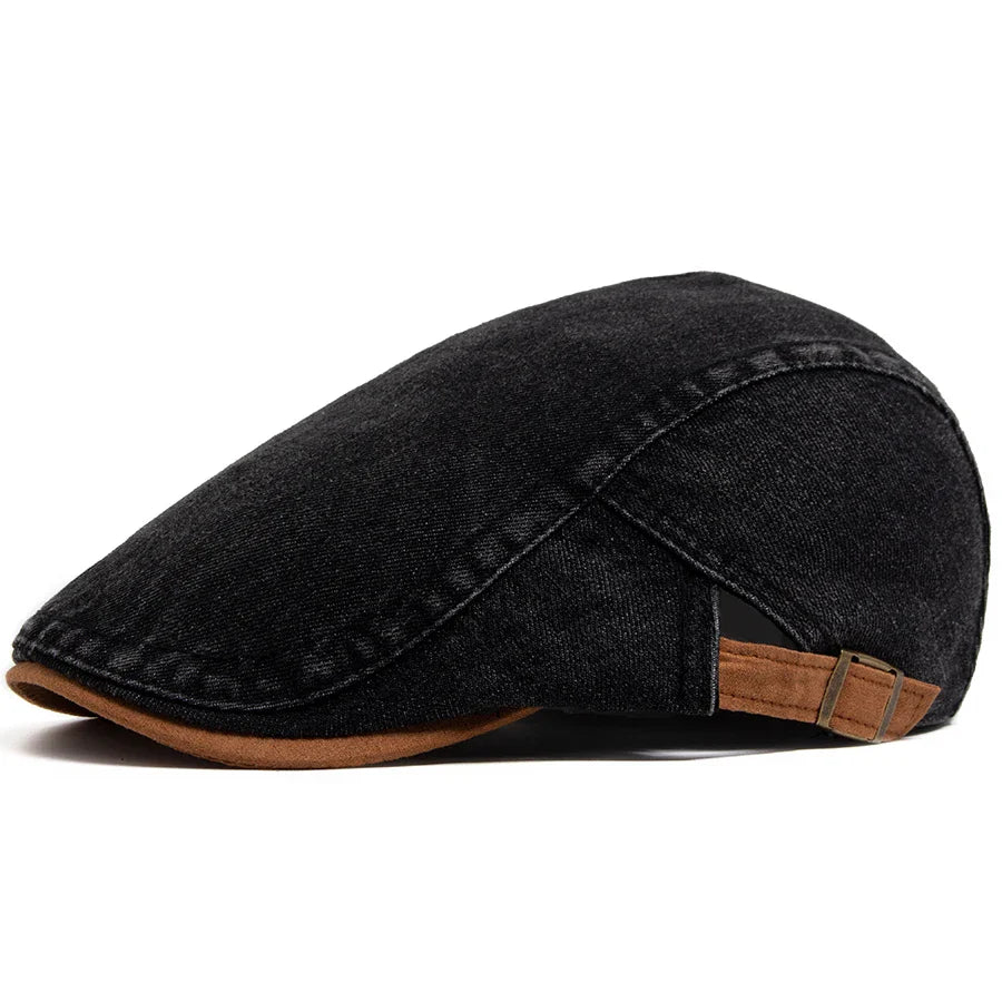 Montrose Denim Flat Cap