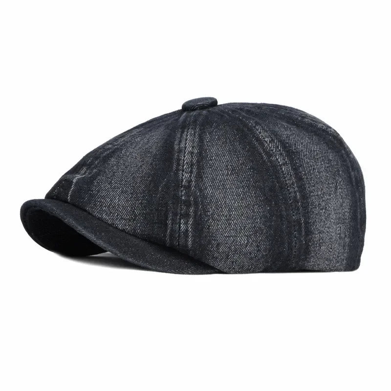 Huxley Denim Newsboy Cap