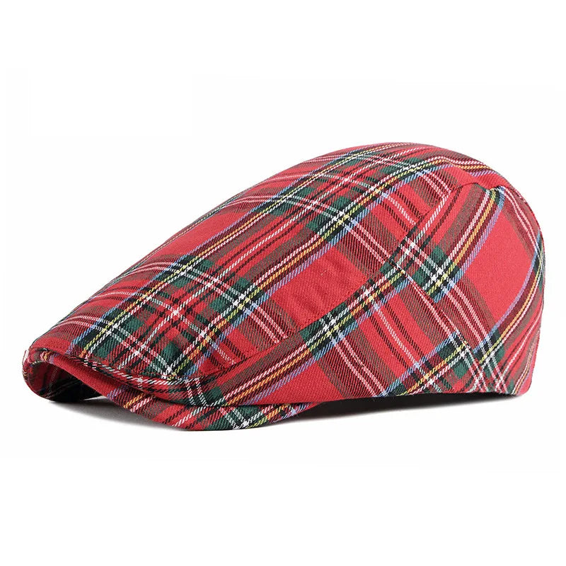 Balmoral Tartan Flat Cap