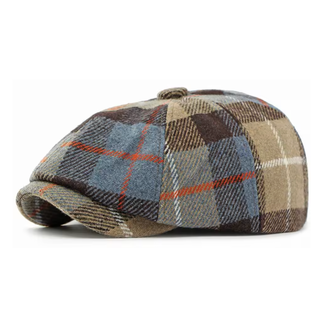 Pembroke Plaid Newsboy Cap