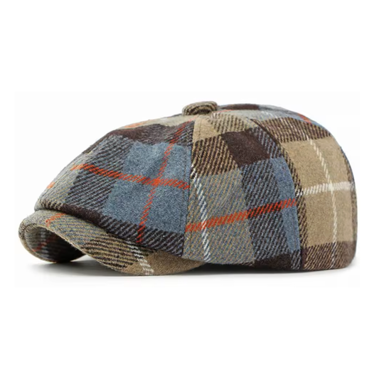 Pembroke Plaid Newsboy Cap