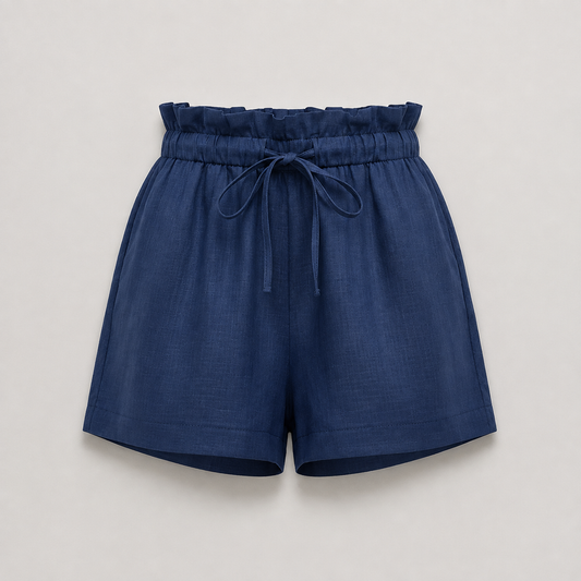 Women’s Drawstring Waist Shorts with Side Pockets