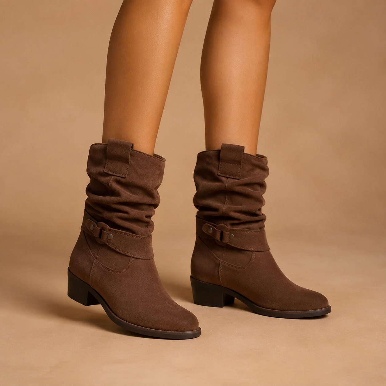 Women's Easy Zip Orthopedic Ankle Boots with Arch Support