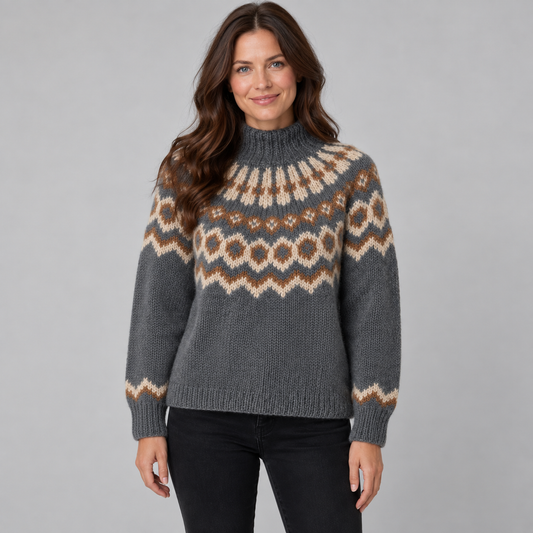 Women’s Fair Isle Turtleneck Jumper