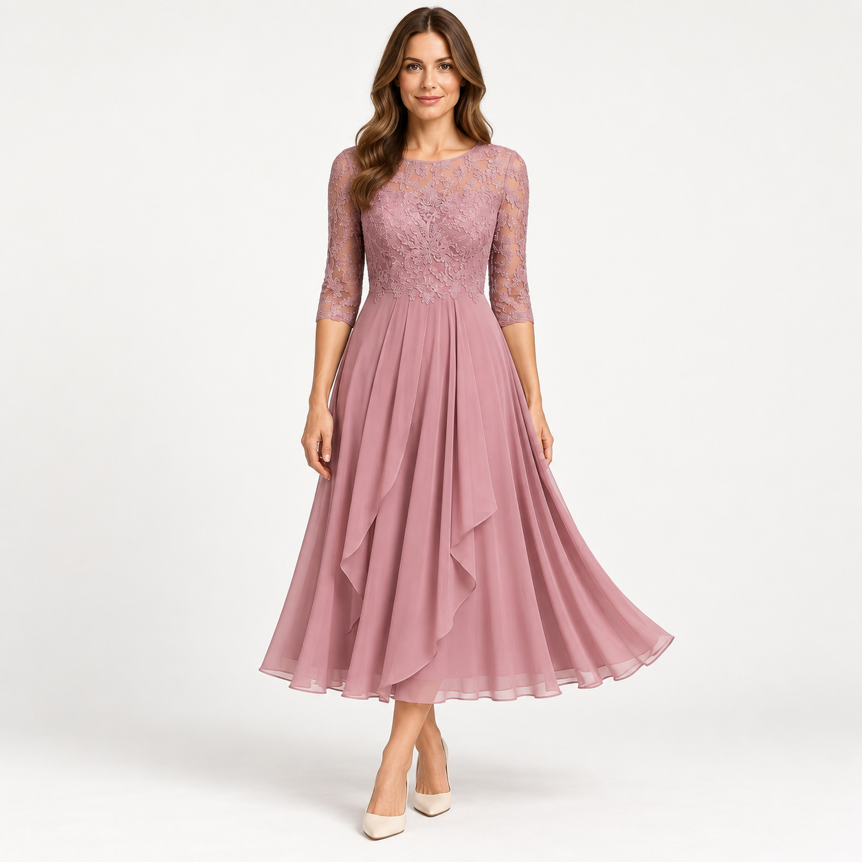 Women's Lace Wedding Guest Dress