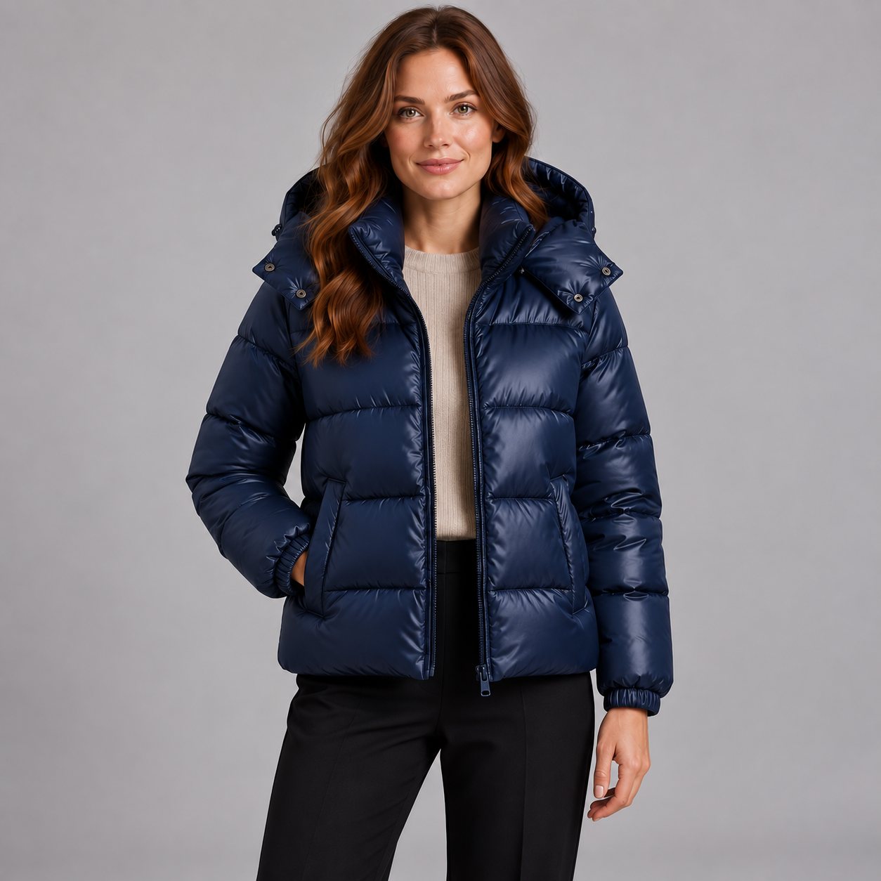 Women’s Lightweight Hooded Puffer Jacket