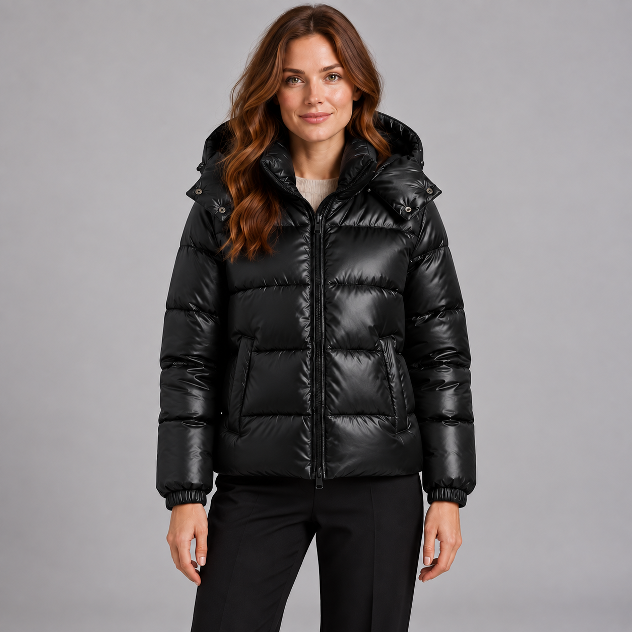 Women’s Lightweight Hooded Puffer Jacket