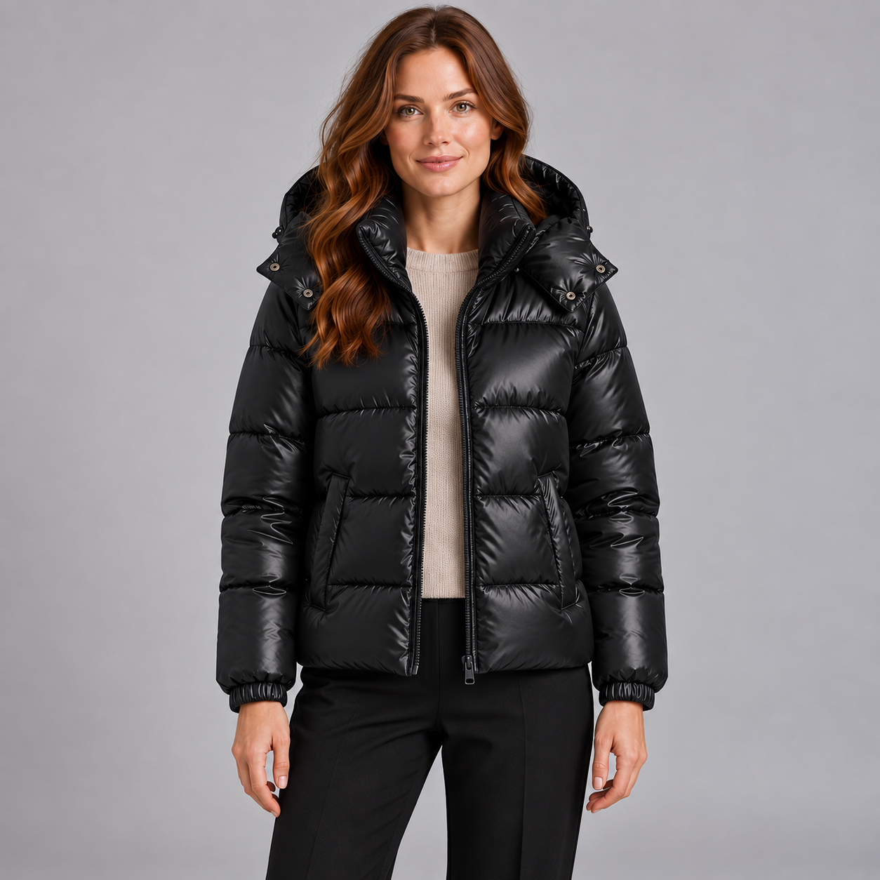Women’s Lightweight Hooded Puffer Jacket