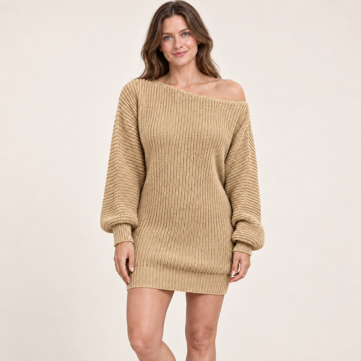 Women’s Off-Shoulder Batwing Mini Dress