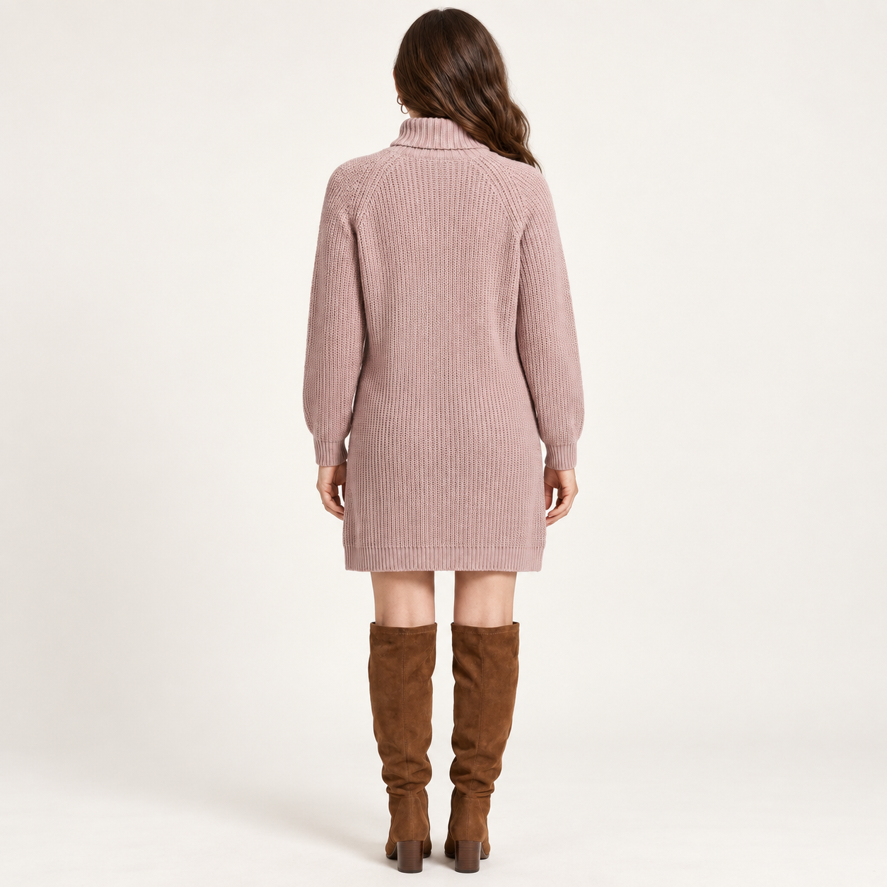 Women's Turtleneck Jumper Dress