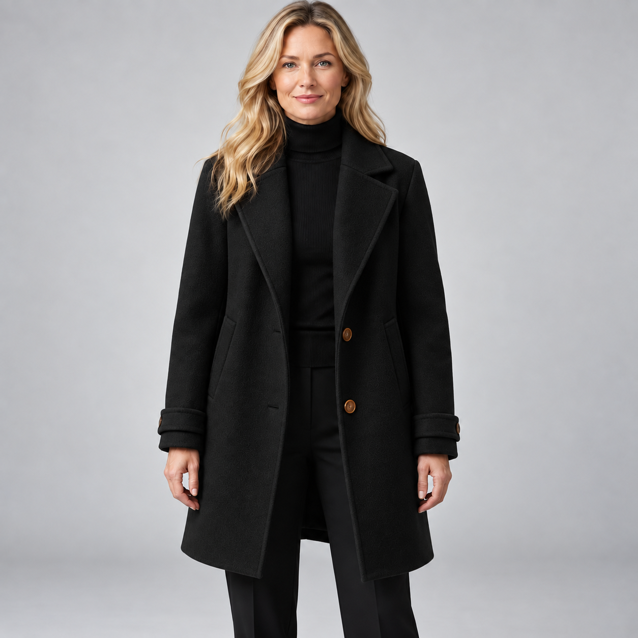 Women's Wool Blend Trench Coat