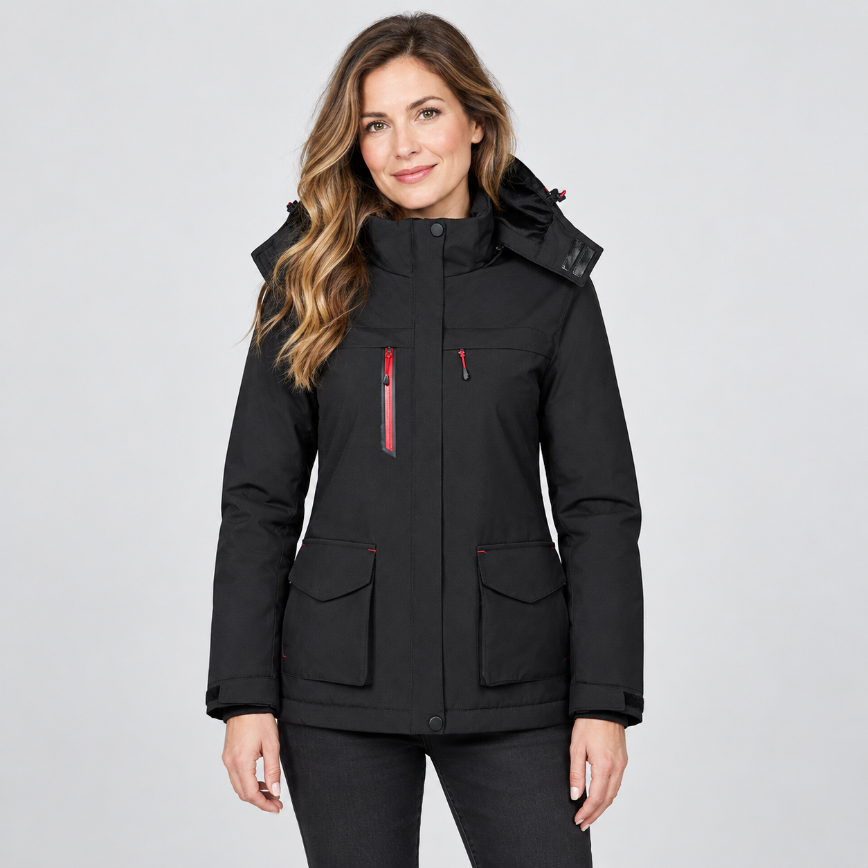 Women's Winter USB Heated Jacket with Fleece Lining