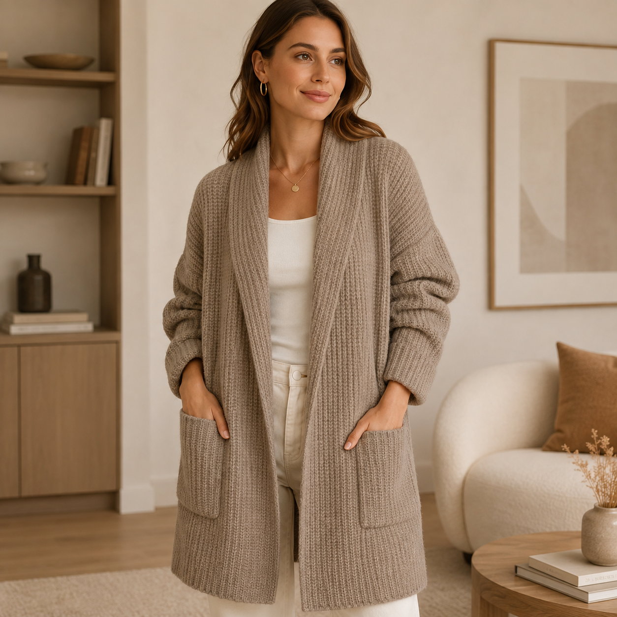 Women’s Oversized Chunky Knit Cardigan